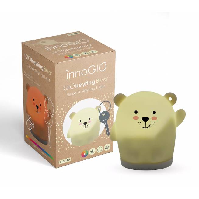 INNOGIO GIO-150 Silikoninė lempa GIOkeyring Bear