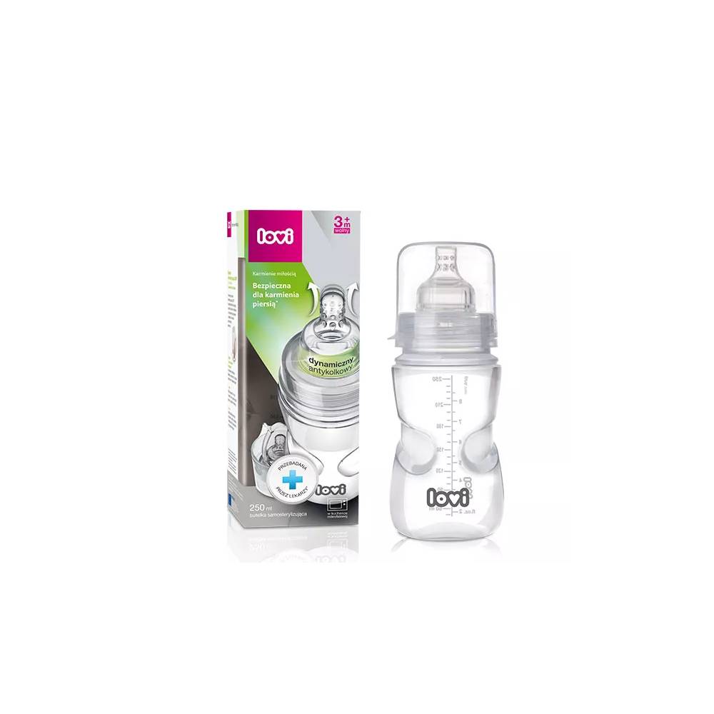 LOVI 21/571 Savaime sterilizuojantis buteliukas 250ml