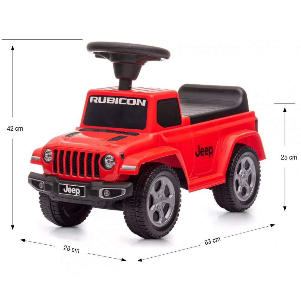 MILLY MALLY Transporto priemonė Jeep Rubicon Gladiator red