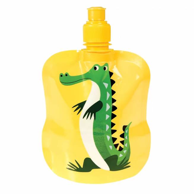 REX LONDON 27787 Vandeniu ištraukiamas bidonas 350 ml "Crocodile Harry