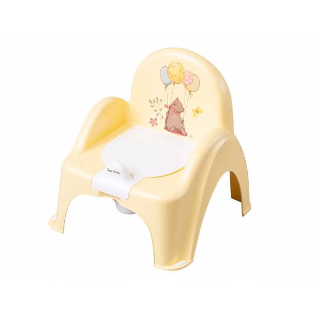 TEGA FF-007-109 Medinė kėdutė "Tale potty chair", geltona