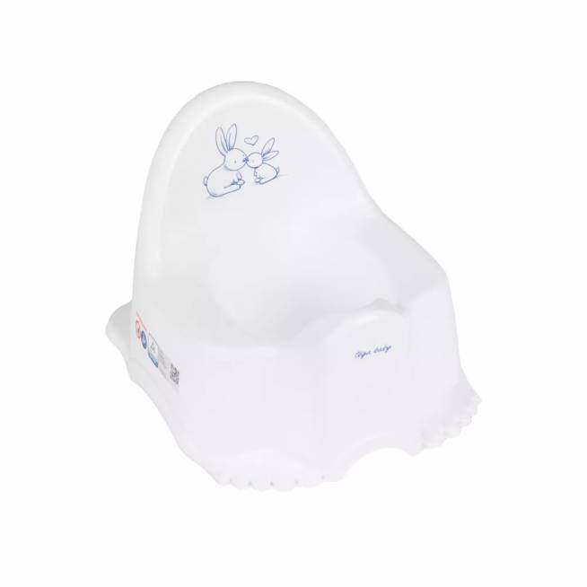 TEGA PO-059-103 Plastikinis puodas su muzikine dėžute ECO KINGDOMS baltas