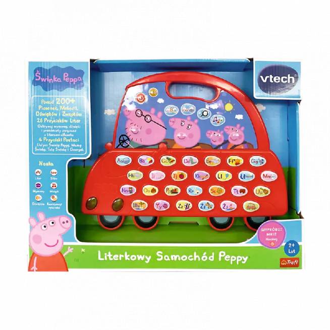 VTECH 61806 "Peppy" raidžių automobilis