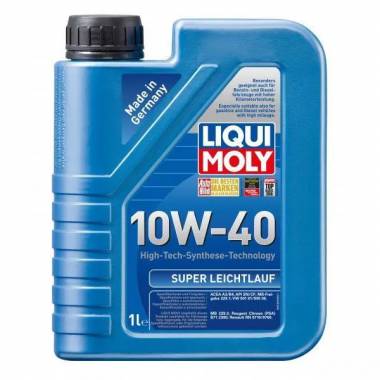 Variklių alyva Liqui Moly Super Leichtlauf 10W - 40, pusiau sintetinis, lengviesiems automobiliams, 1 l