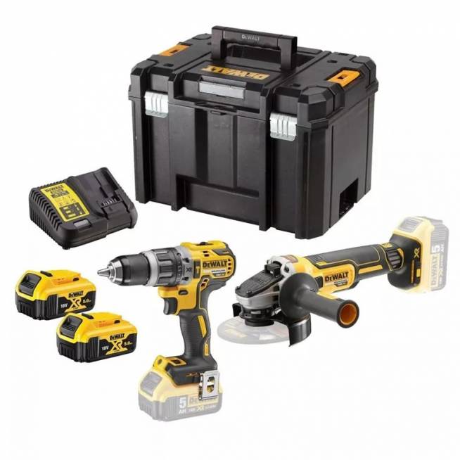 Akumuliatorinių įrankių komplektas DeWALT DCK2080P2T 18V 2x5.0Ah