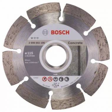 Pjovimo diskas Bosch, 115 mm x 22.23 mm x 1.6 mm