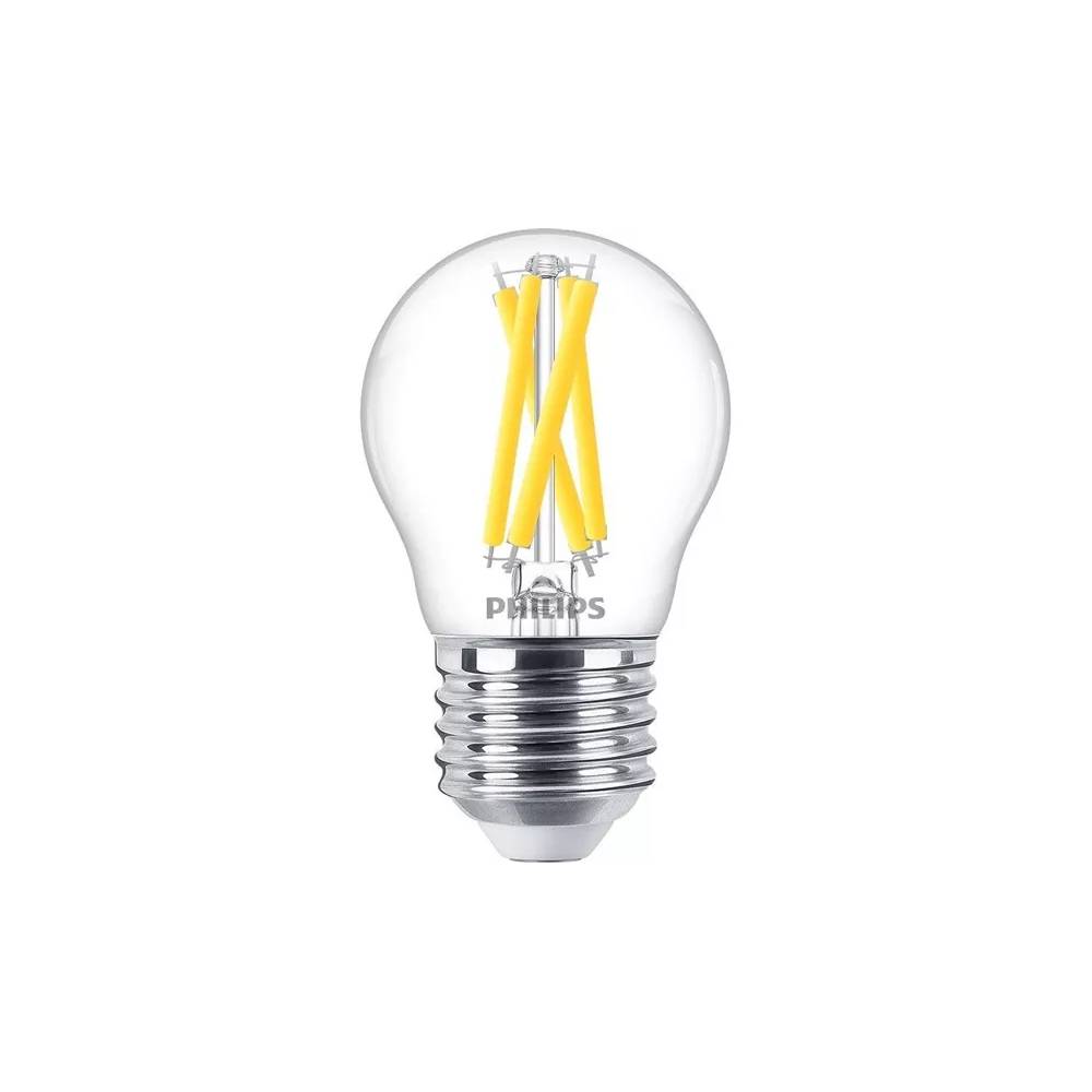 Lemputė Philips LED, P45, šiltai balta, E27, 5.9 W, 806 lm