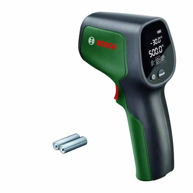 Infraraudonųjų spindulių termometras Bosch Green Universal Temp, -30 - 500 °C