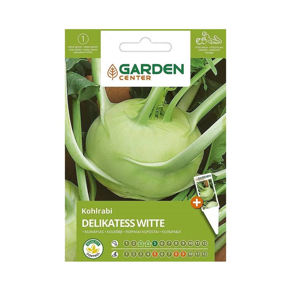 Sėklos Garden Center, kopūstai Delikatess Witte, 1 g