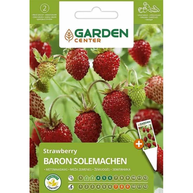 Sėklos Garden Center, žemuogės Baron Solemacher, 0.1 g