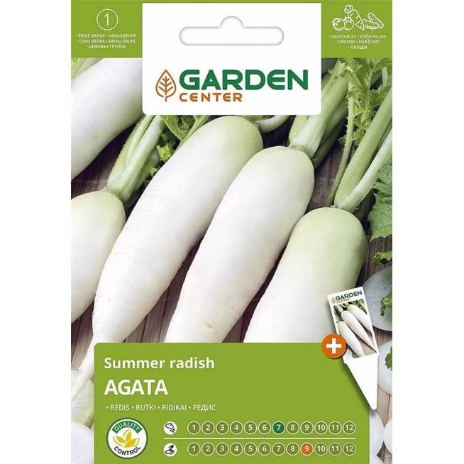 Sėklos Garden Center, ridikėliai Agata, 2 g