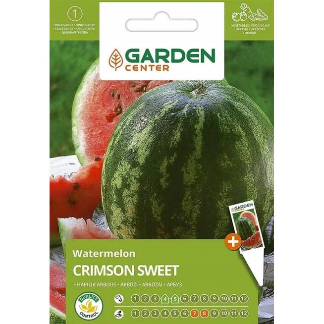 Sėklos Garden Center, arbūzai Crimson Sweet, 1 g