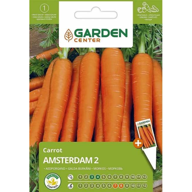 Sėklos Garden Center, morkos Amsterdammer 2, 4 g