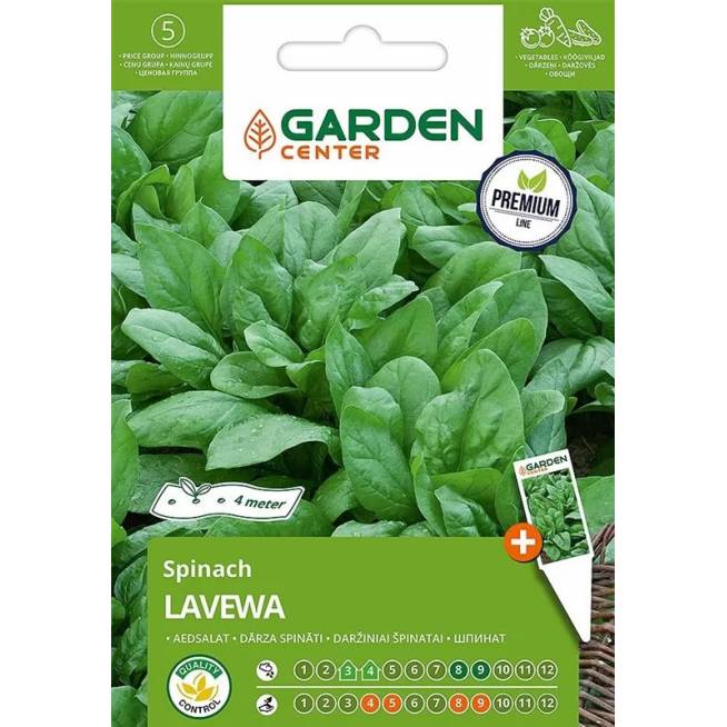 Sėklos Garden Center, špinatai LAVEWA, 10 g, 4 m