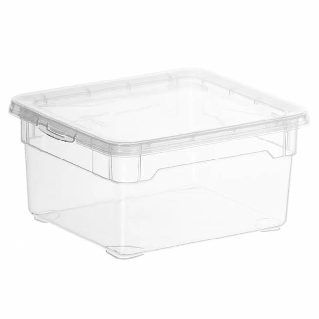 Daiktadėžė Rotho Clear, 2 l, skaidri, 19 x 16.5 x 9 cm