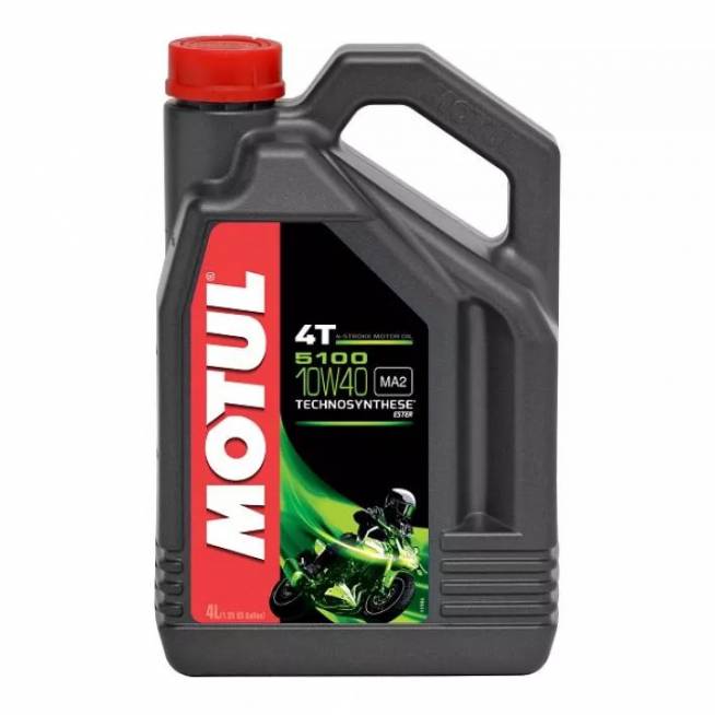 Variklių alyva Motul 10W - 40, pusiau sintetinis, moto technikai, 4 l