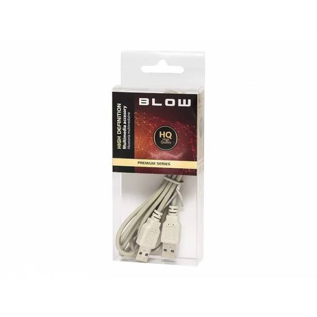 Laidas Blow Premium series USB Type A Male (vyriška), USB Type A Male (vyriška), 1.5 m, juoda