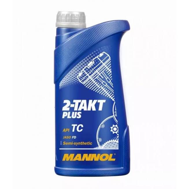 Motociklo variklio tepalas Mannol 2-Takt Plus, 1 l