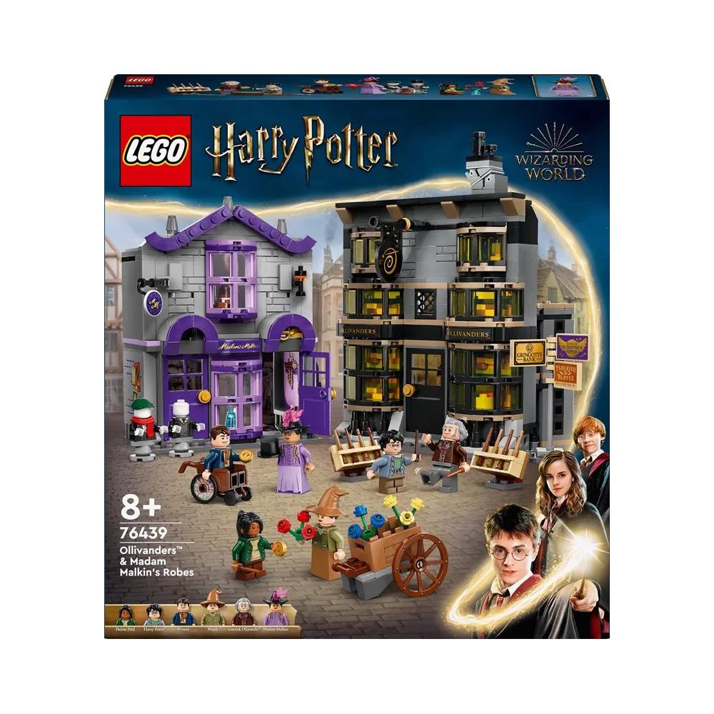 Konstruktorius LEGO Harry Potter Olivanderio ir Madam Malkin parduotuvės 76439