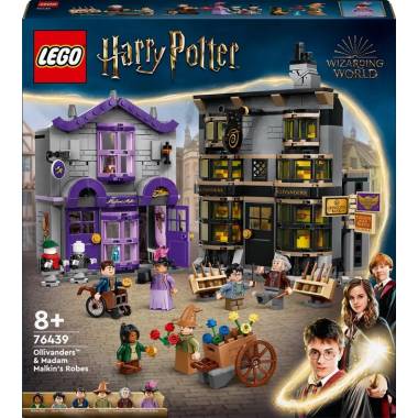 Konstruktorius LEGO Harry Potter Olivanderio ir Madam Malkin parduotuvės 76439