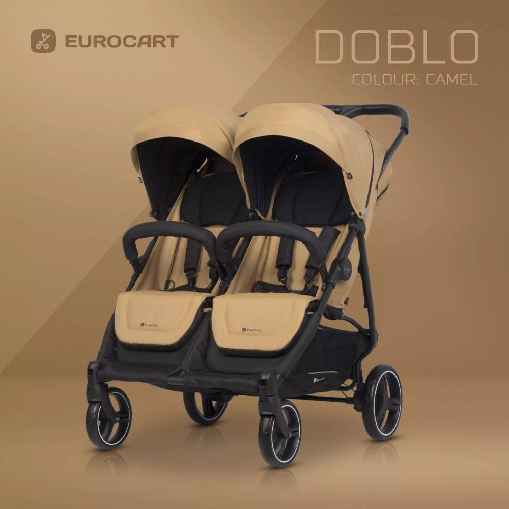 EURO-CART Vaikiškas vežimėlis DOBLO CAMEL