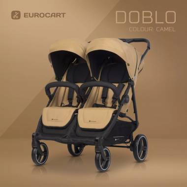 EURO-CART Vaikiškas vežimėlis DOBLO CAMEL