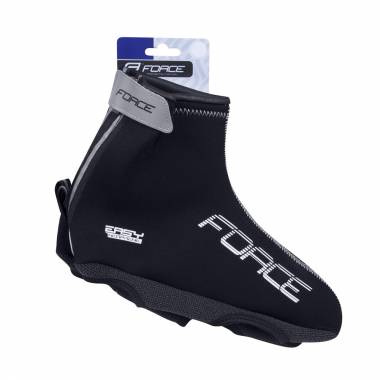 Antbačiai FORCE Neoprene Easy (juodi) dydis 42-44 (L)