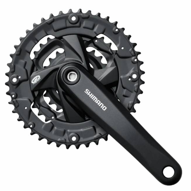 Priekinis žvaigždžių blokas Shimano M371 / 3 pav. / 44-32-22T / 170 mm