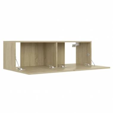 TV Stands and Wall-Mounted Shelves in Various Materials and Colors