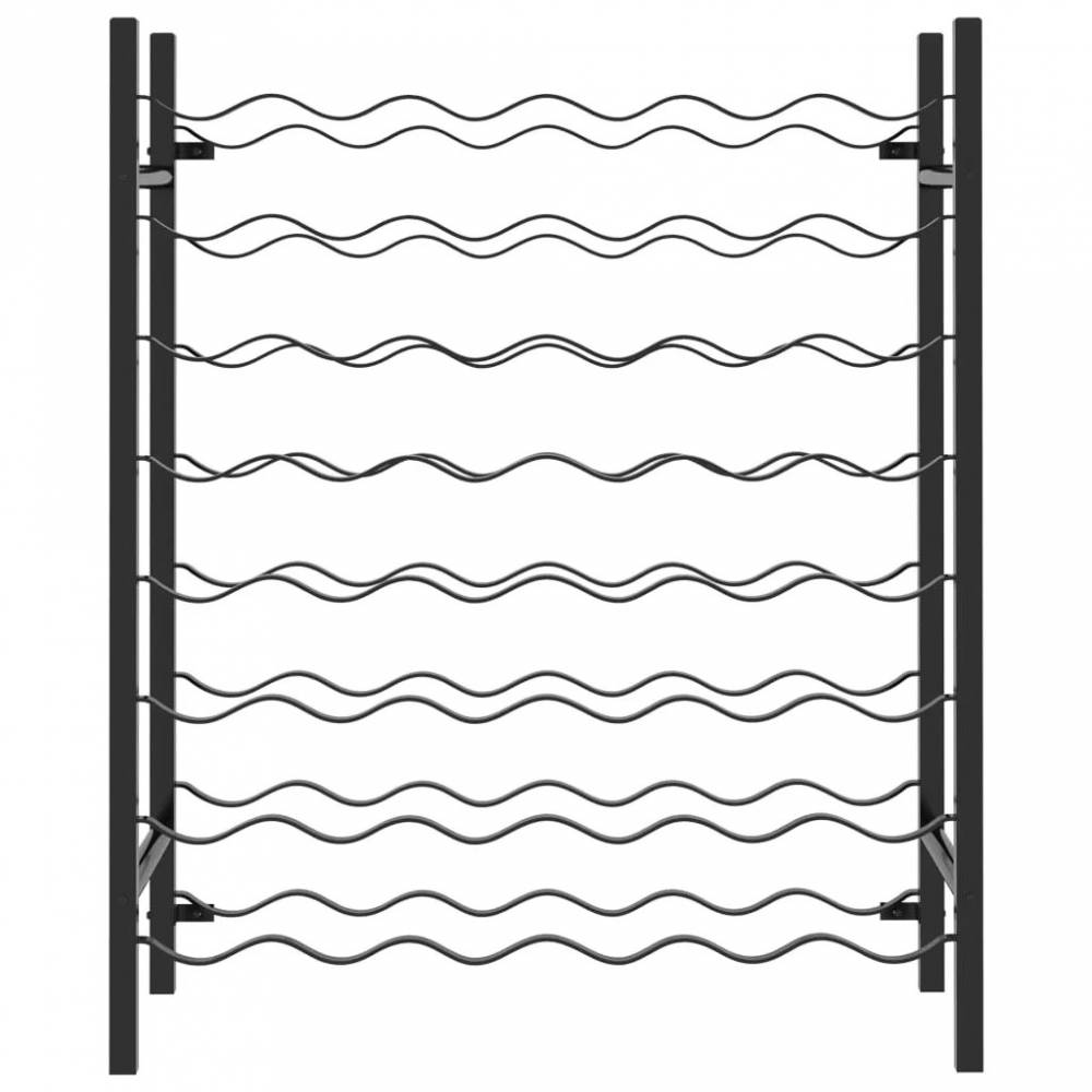 Vyno laikiklis 36-96 buteliams, įvairių spalvų, metalas