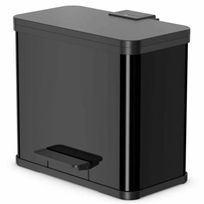 Hailo Oko Duo Plus Pedal Bin, 17L+9L, Large