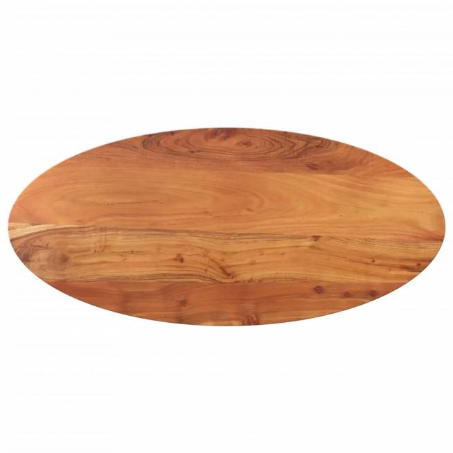 Oval Mango and Acacia Wood Tabletops