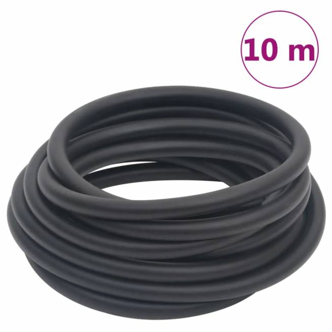 Hibridinė oro žarna, juodos spalvos, 0,6", guma ir PVC