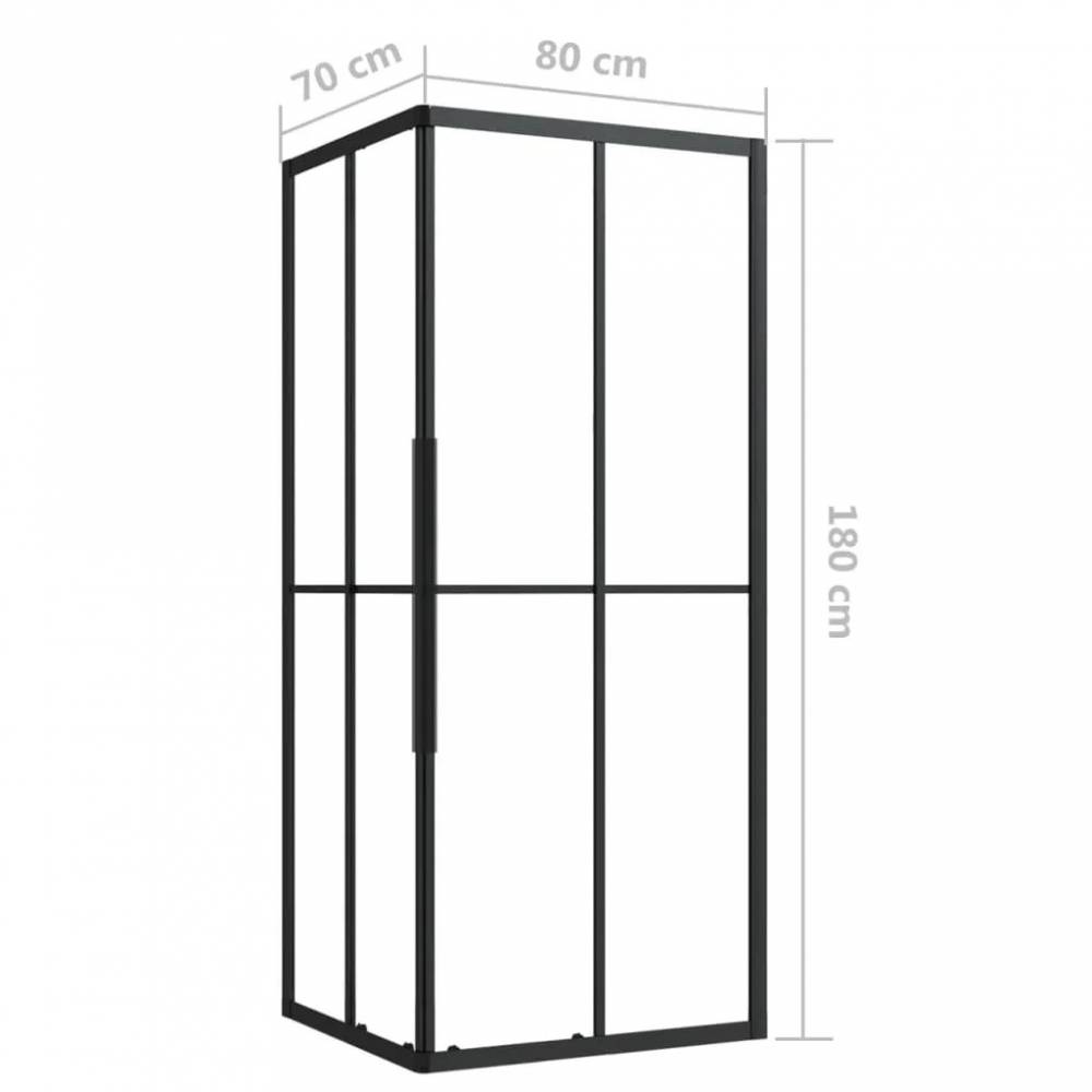 Dušo kabina ESG 70-90x70-80x180cm įvairių spalvų ir apdailos