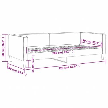 Sofa ir lova variantų rinkinys su čiužiniais/stalčiais/ištraukiama dalimi, įvairių spalvų, audinys