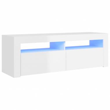 TV spintelė su LED apšvietimu, 120x35x40cm