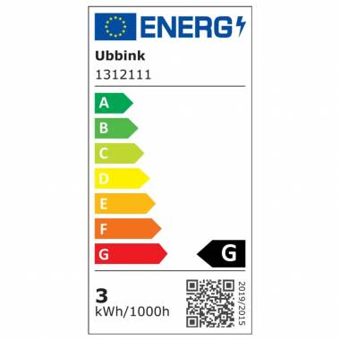 Ubbink Krioklio su LED rinkinys Nevada, nerūdijantis plienas