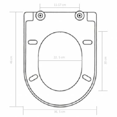 Klozeto sėdynė su Soft-close mechanizmu